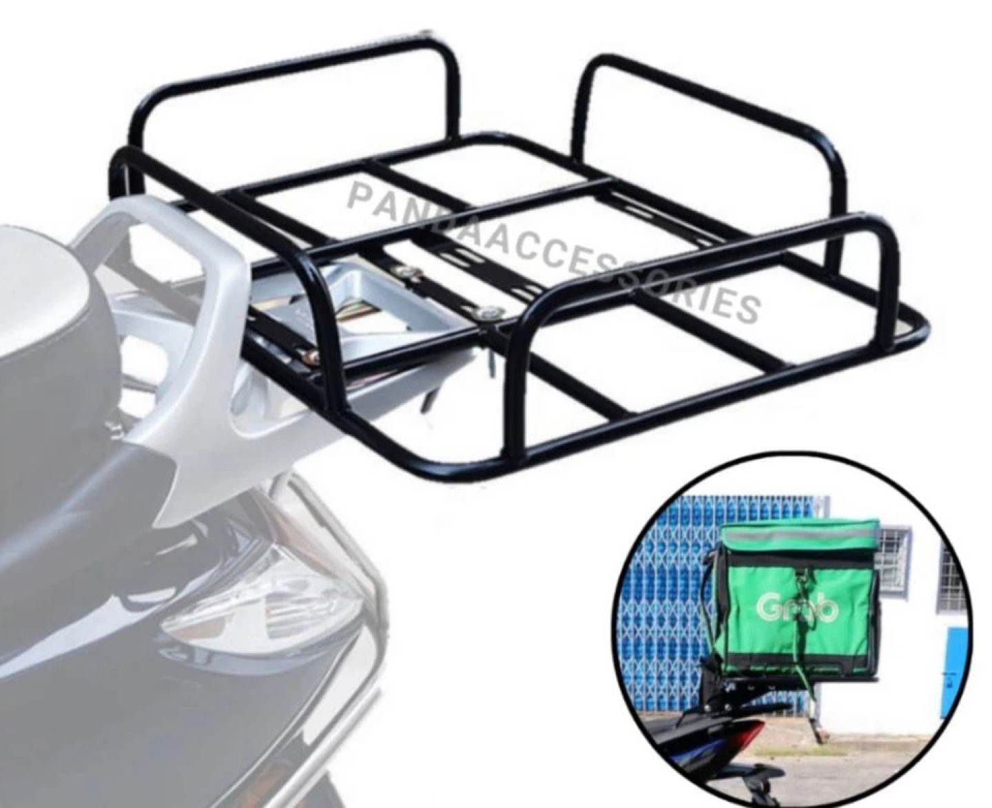Motorcycle Rear Rack with Saddlebags - photo 2