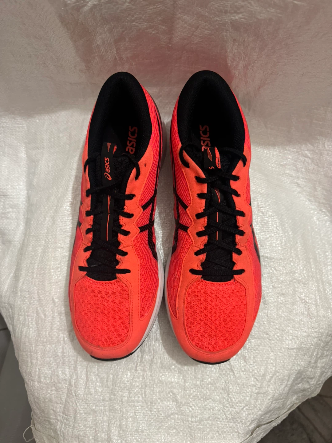 Asics Lite-Racer Running Shoes - Neon Orange/Black