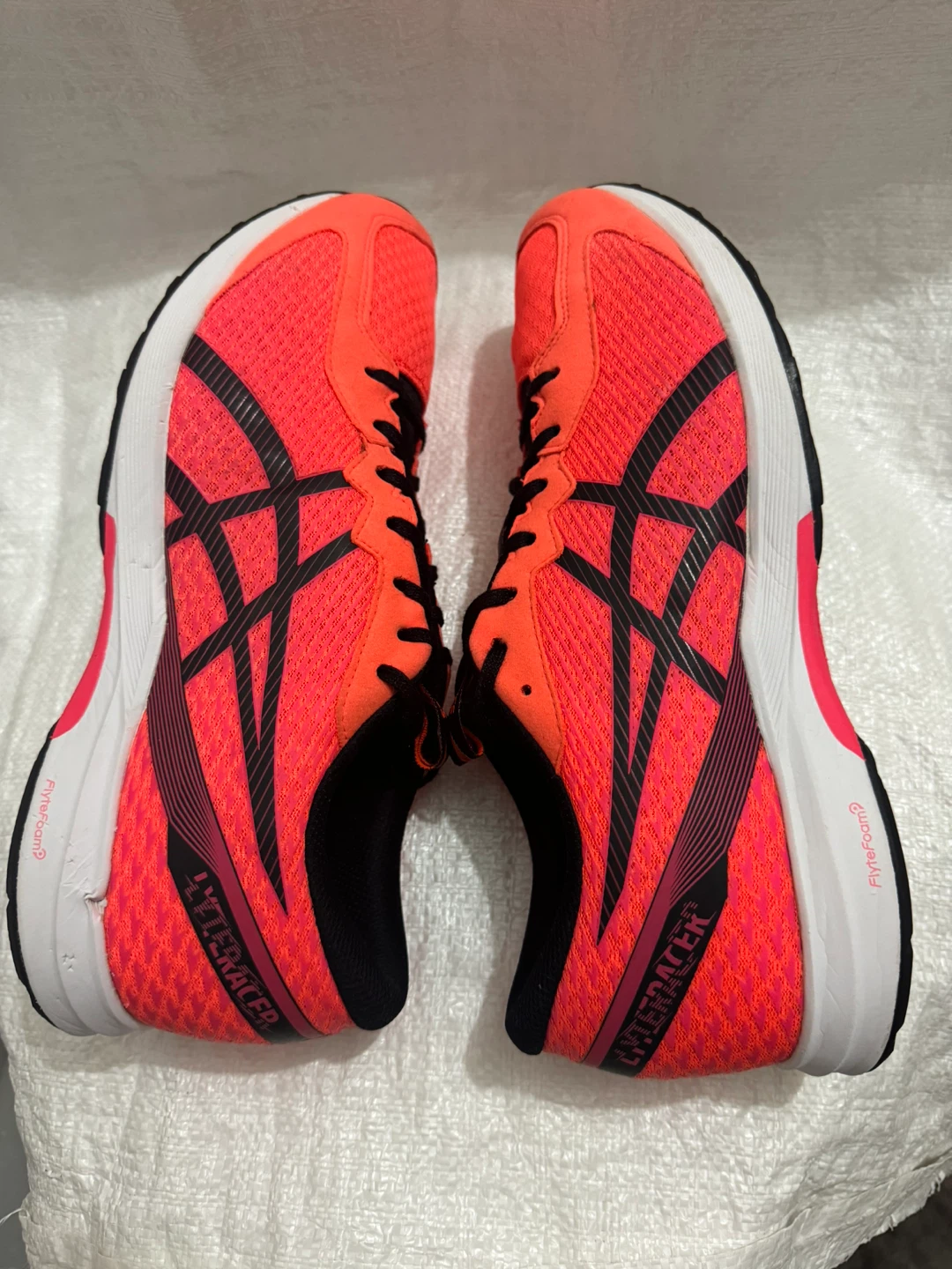 Asics Lite-Racer Running Shoes - Neon Orange/Black - photo 5
