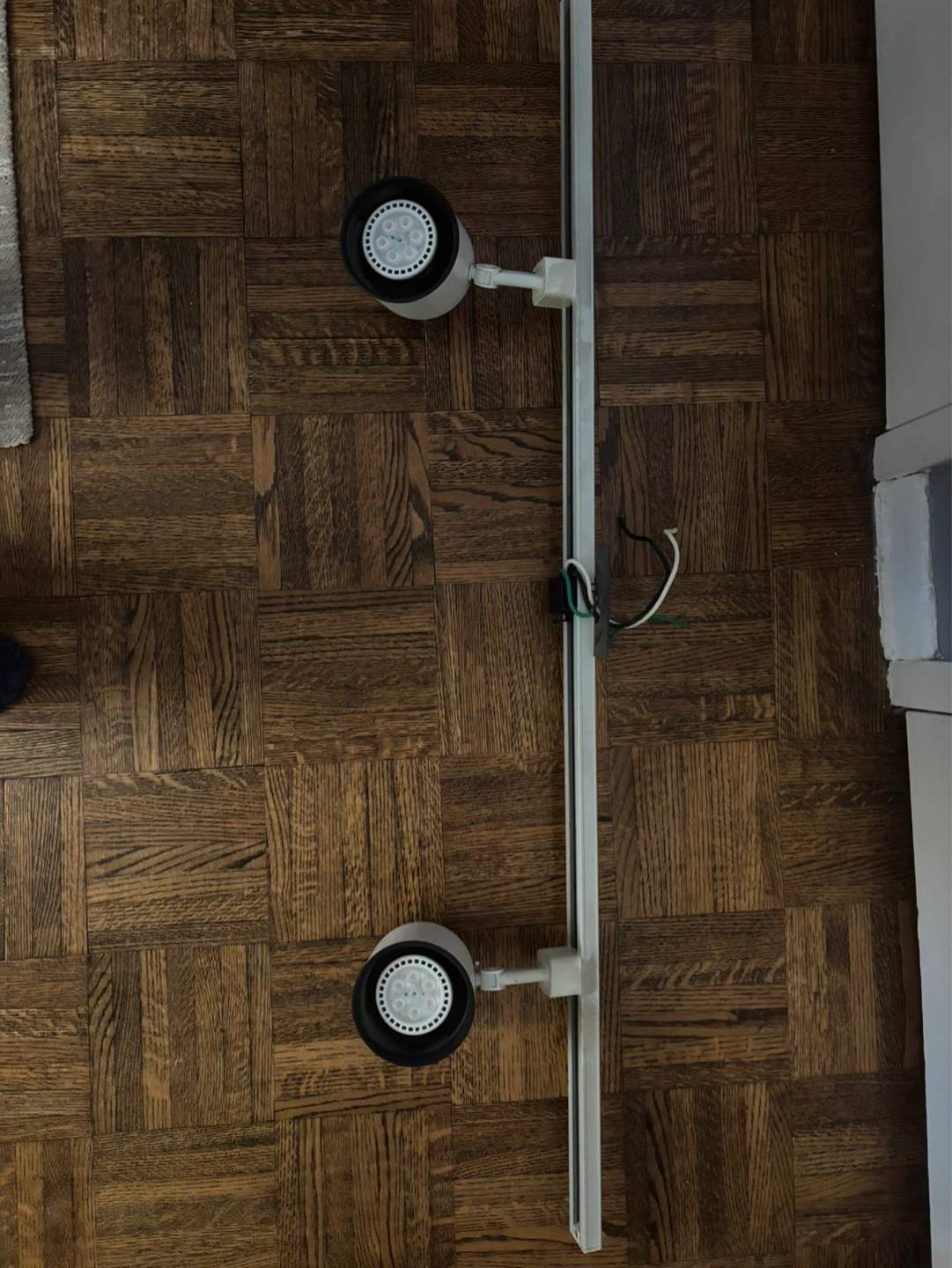 Track Lighting Fixture with 2 LED Heads