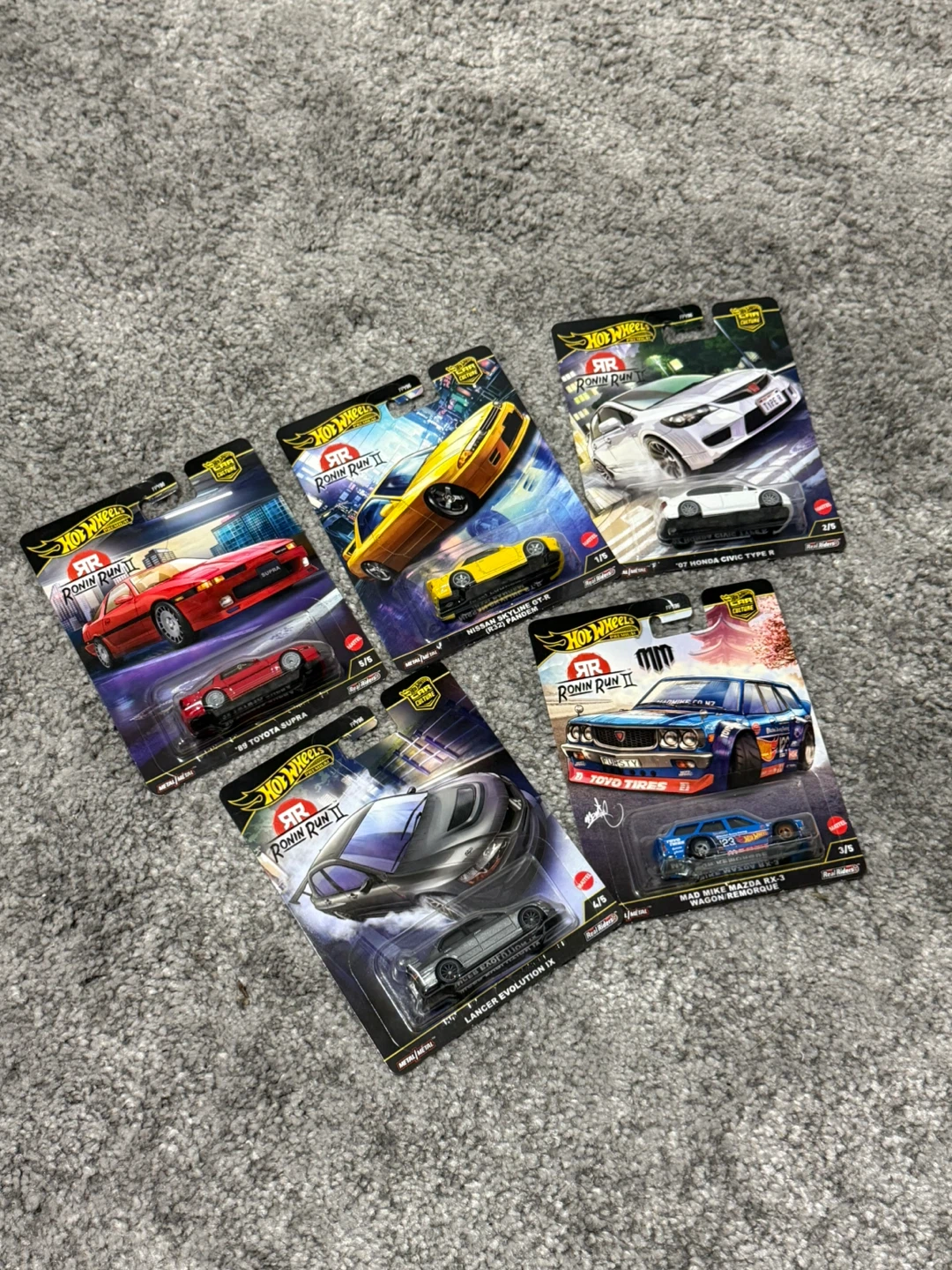 Hot Wheels Ronin Run II Die-Cast Car Collection