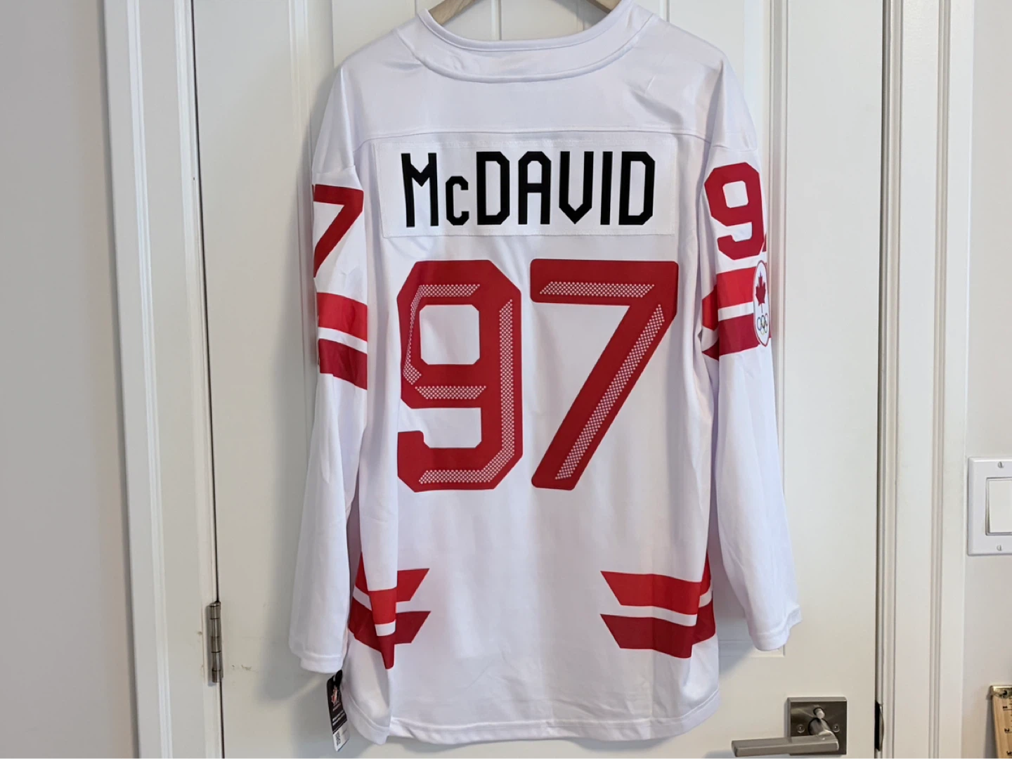 BNWT Authentic Bauer 2026 Olympics Canada McDavid White Medium - photo 5