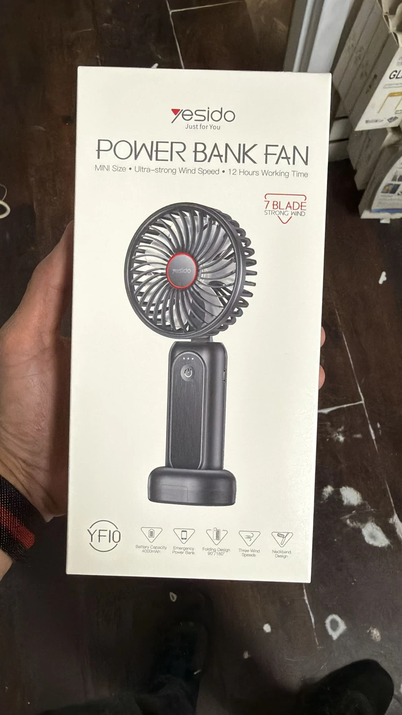 Yesido Power Bank Fan