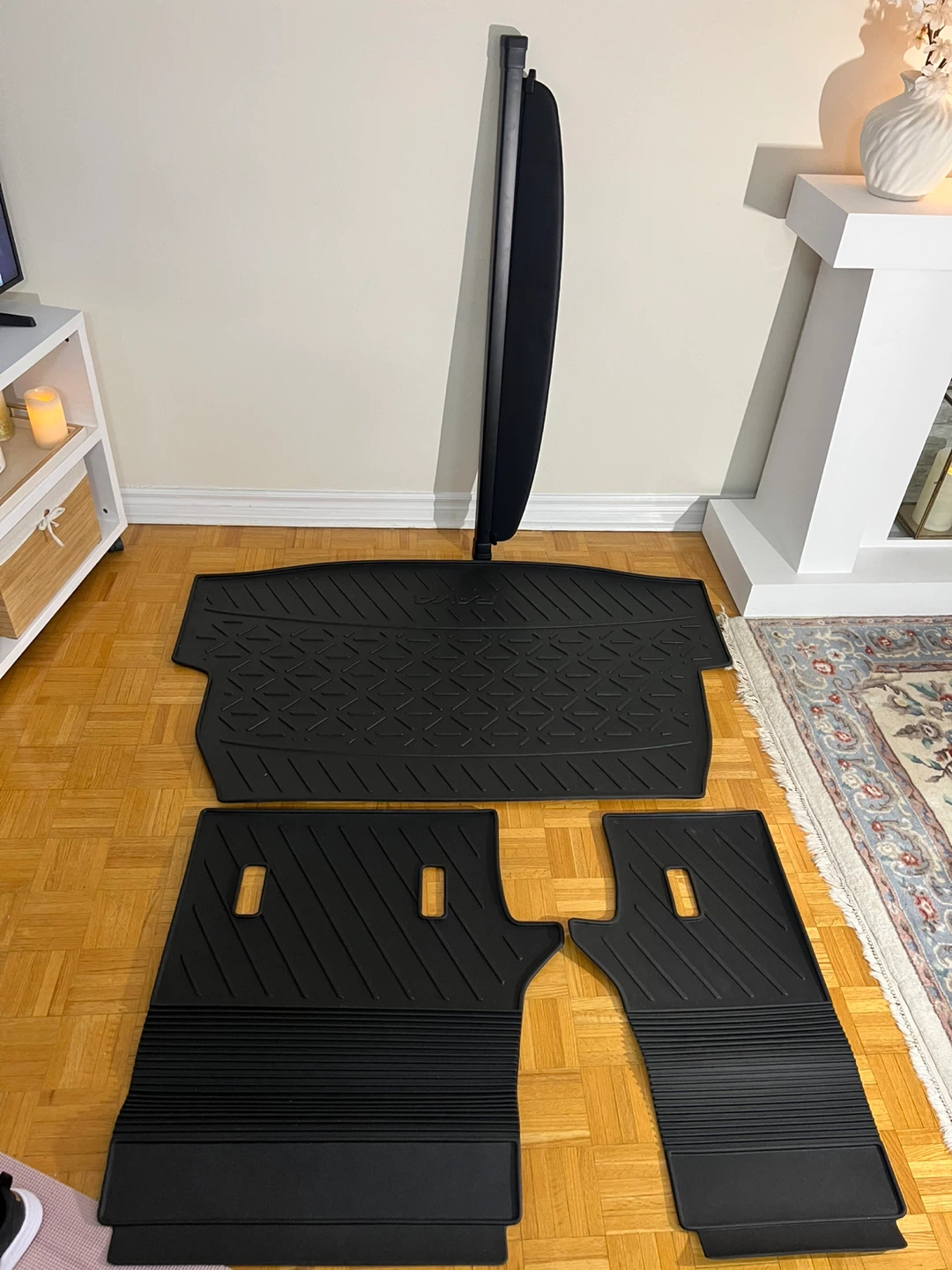Trunk mat & rear seat mat for Toyota RAV4  & Cargo cover