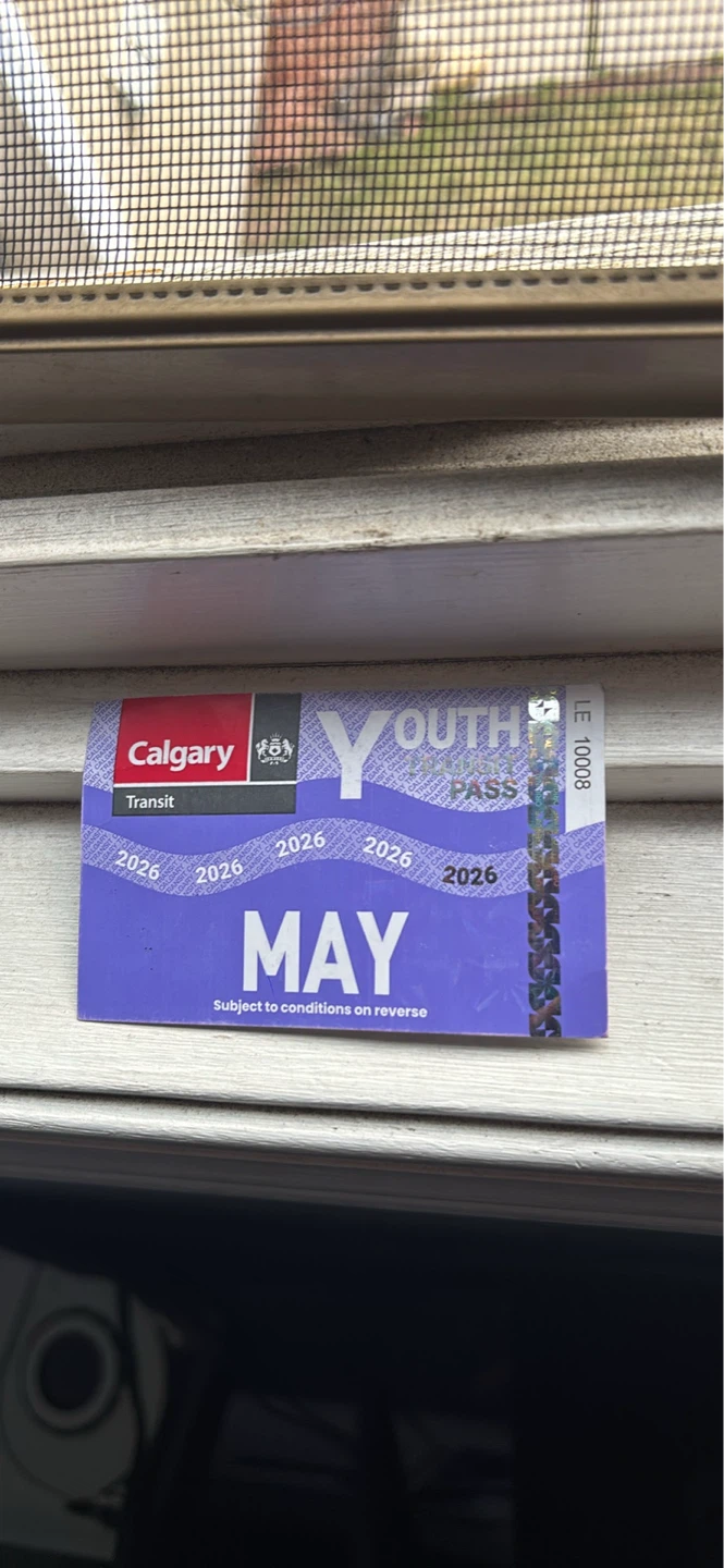Calgary Transit Youth Pass - May 2026 - photo 2