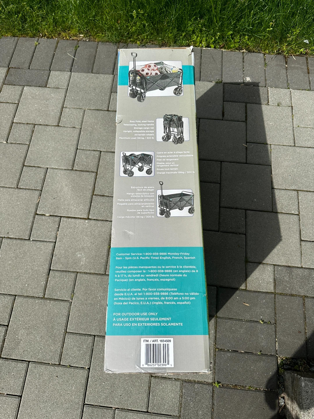 Folding Wagon - Grey - photo 2