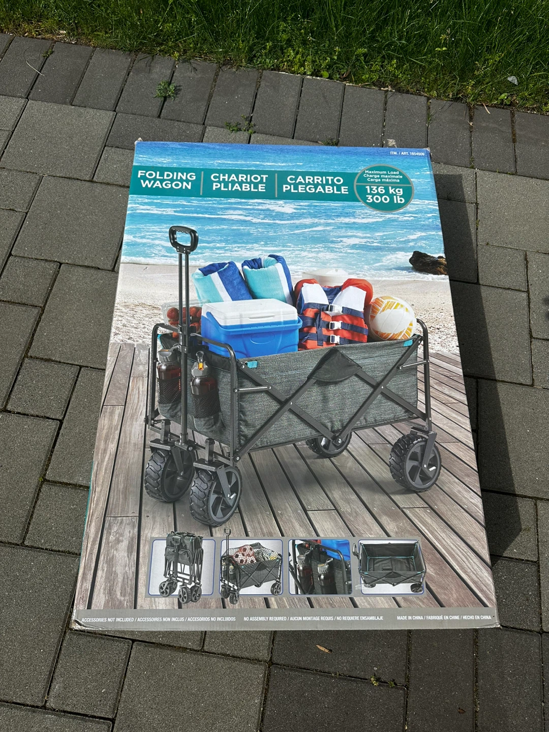 Folding Wagon - Grey