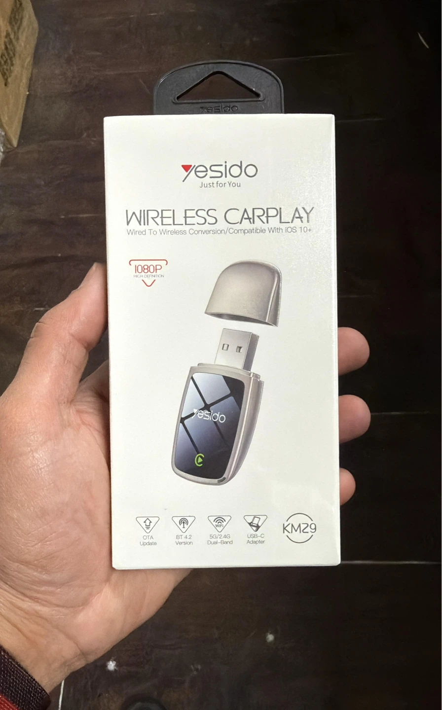 Yesido Wireless CarPlay Adapter