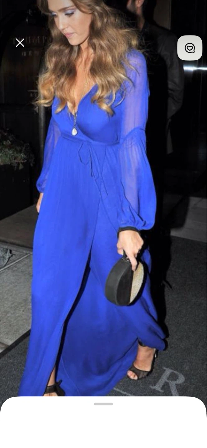Diane von Furstenberg Blue Maxi Dress - photo 4