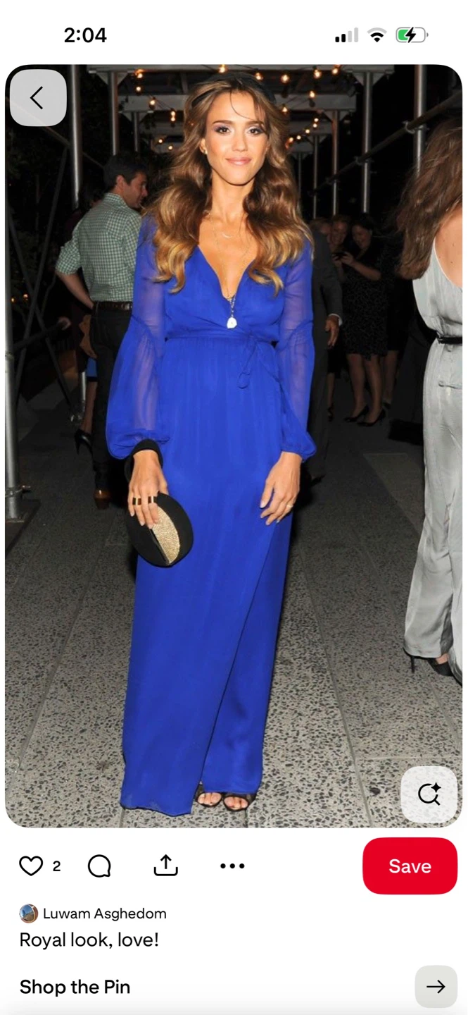 Diane von Furstenberg Blue Maxi Dress - photo 5