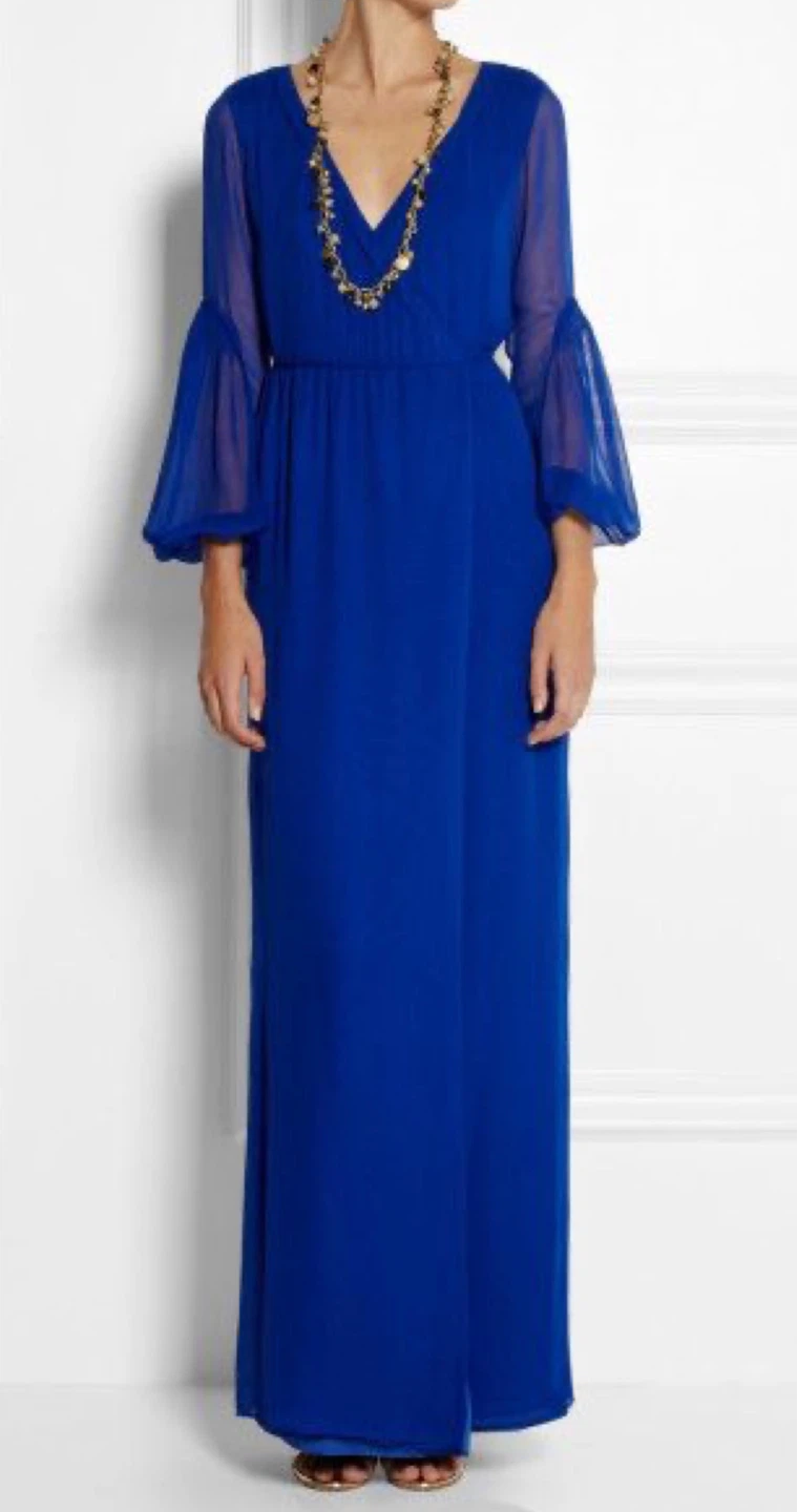 Diane von Furstenberg Blue Maxi Dress - photo 2
