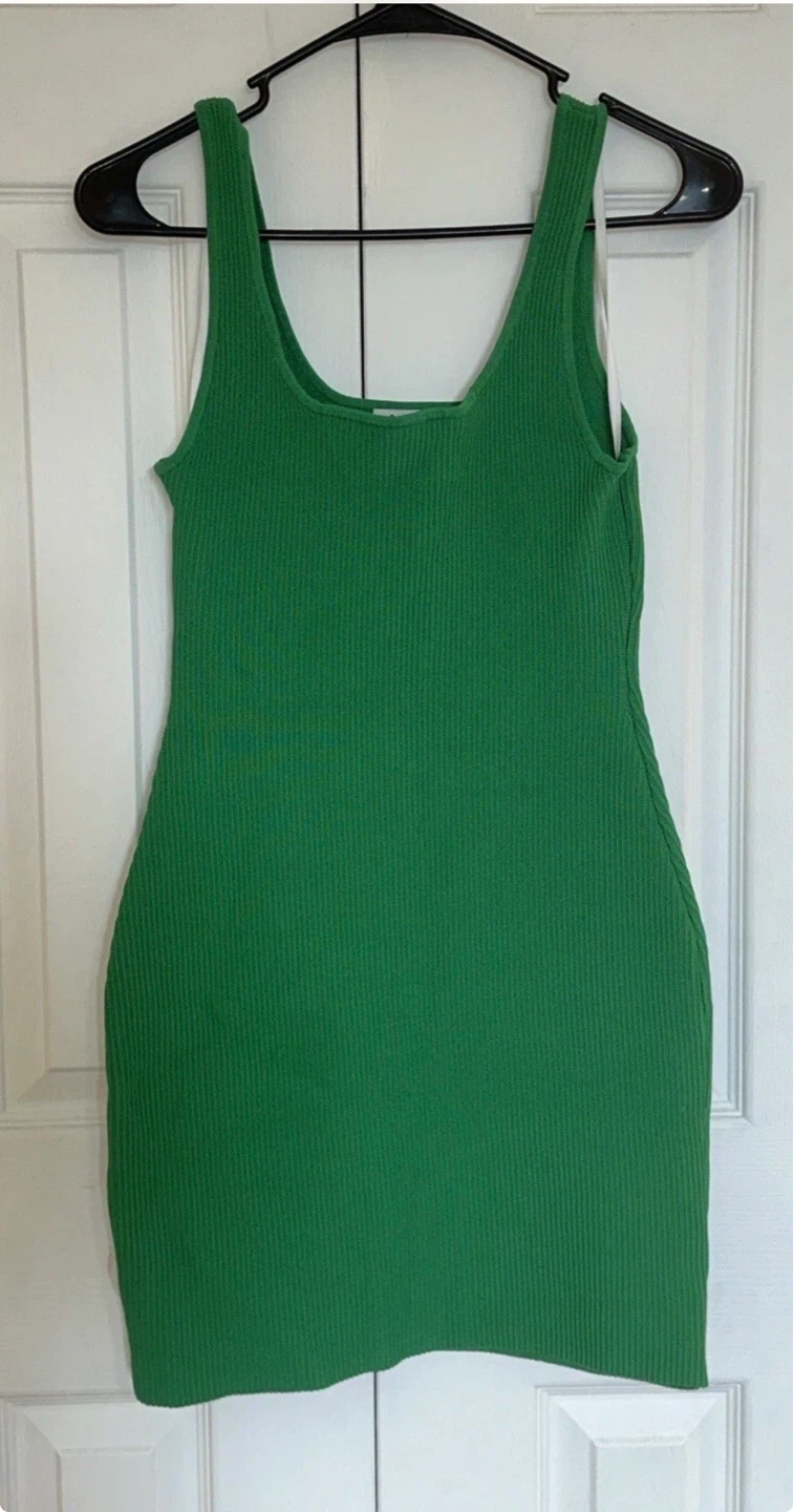Green Ribbed Tank Dress aritzia - photo 2