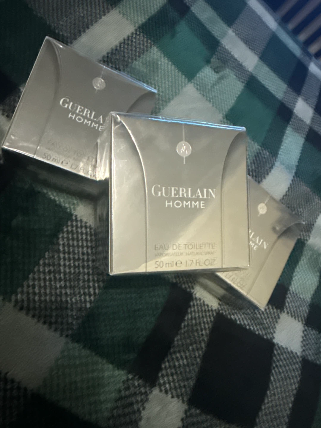 Guerlain Homme Eau de Toilette - 3 x 50ml / 1.7oz Bottles