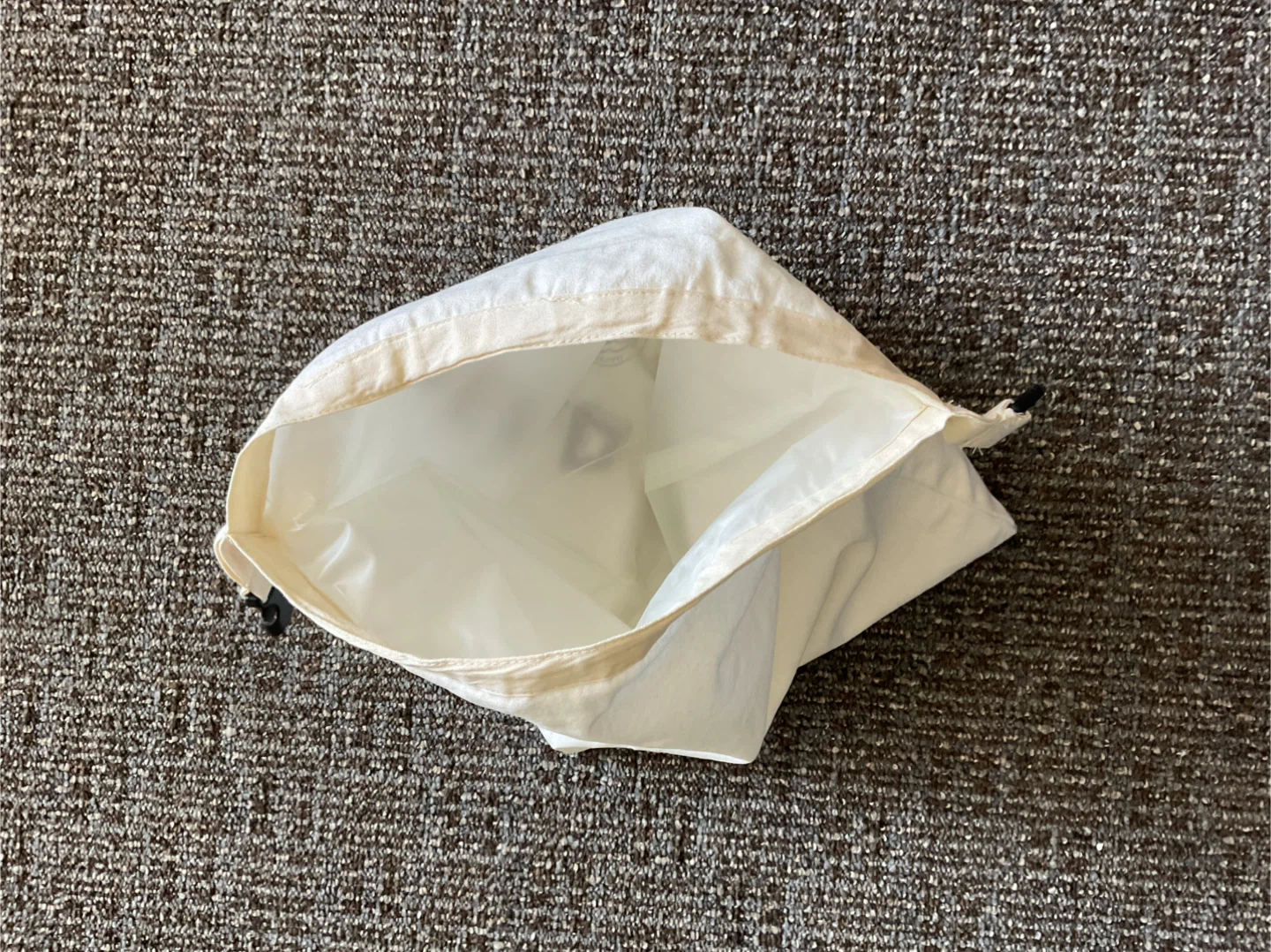 2 Reusable Organic Cotton Bread Bags - photo 3