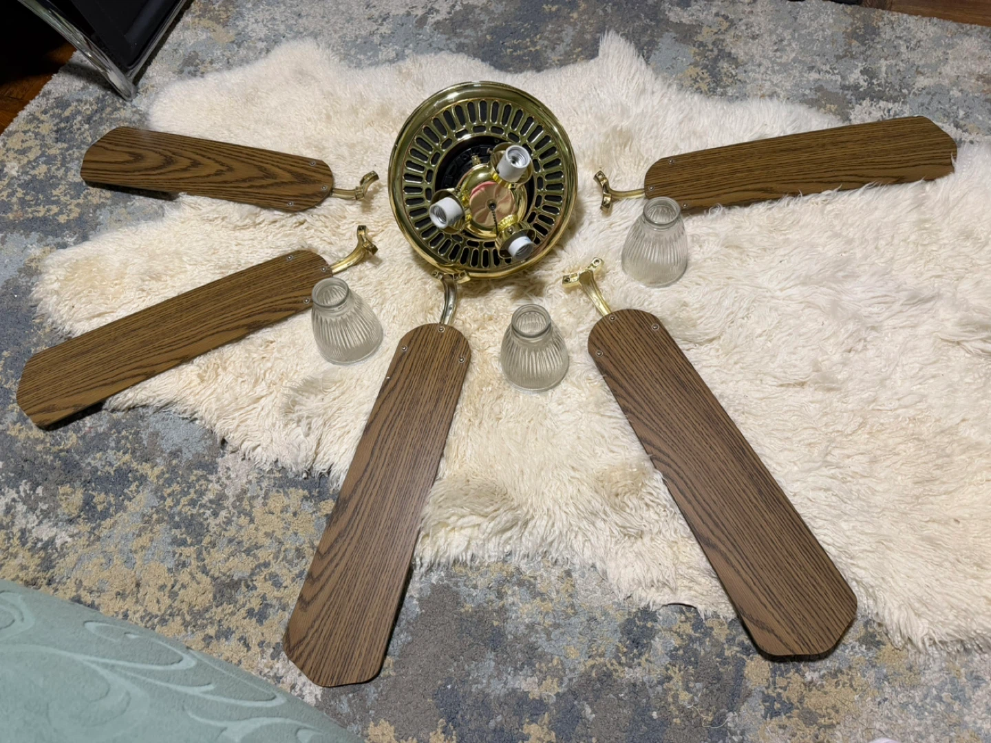 Ceiling Fan Blades and Light Fixture Parts - Dual Sided - photo 5