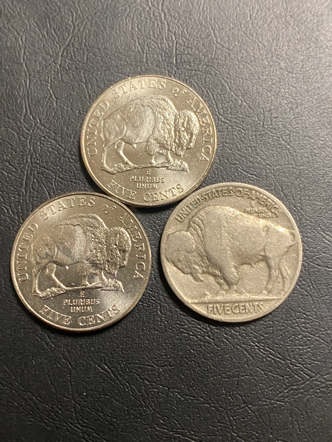 3 x United States Five Cents Nickels - photo 2