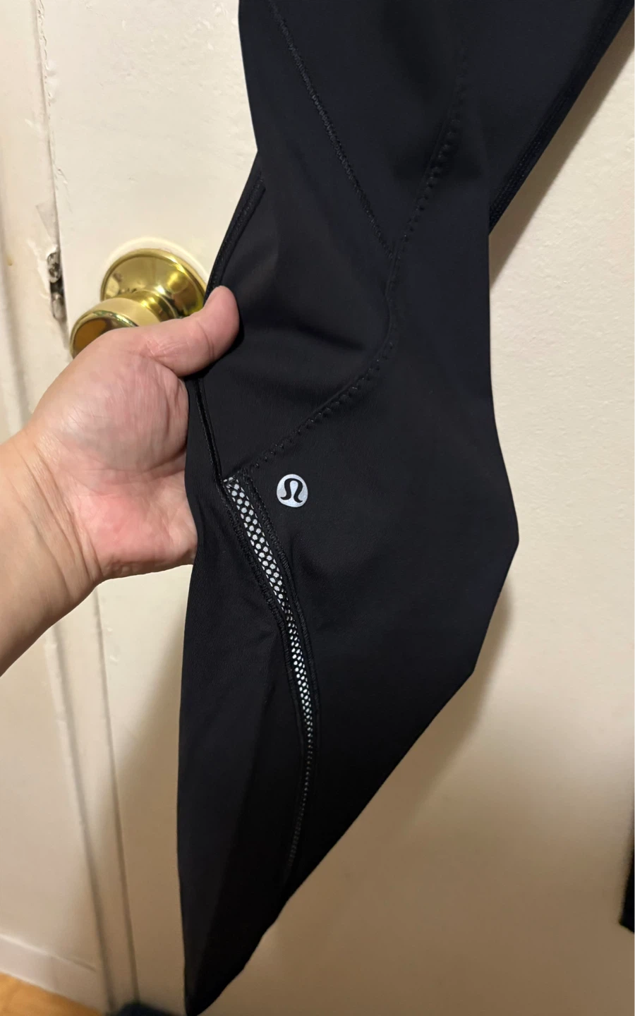 Lululemon Black Leggings- Size 8 - photo 3