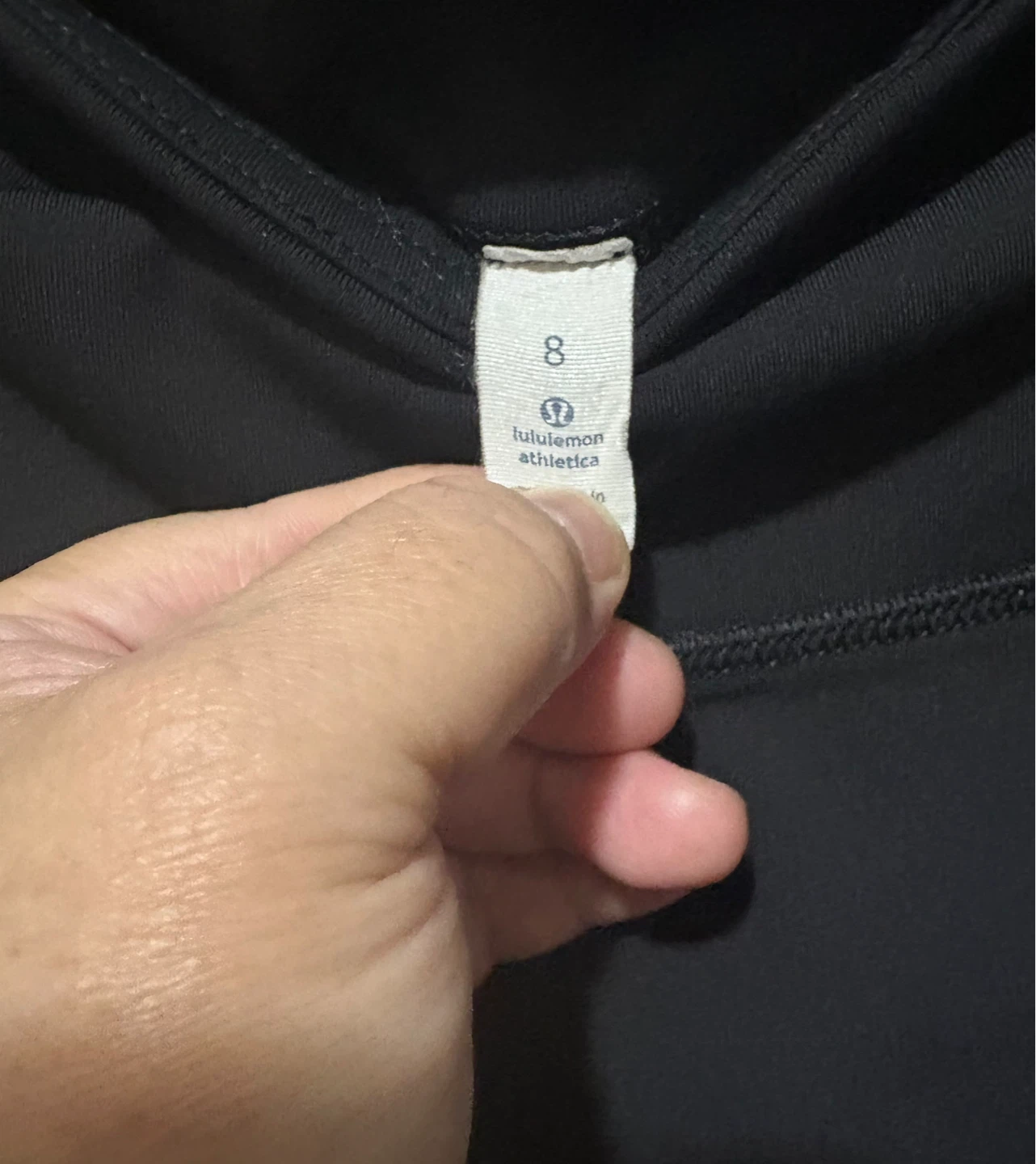 Lululemon Black Leggings- Size 8 - photo 4