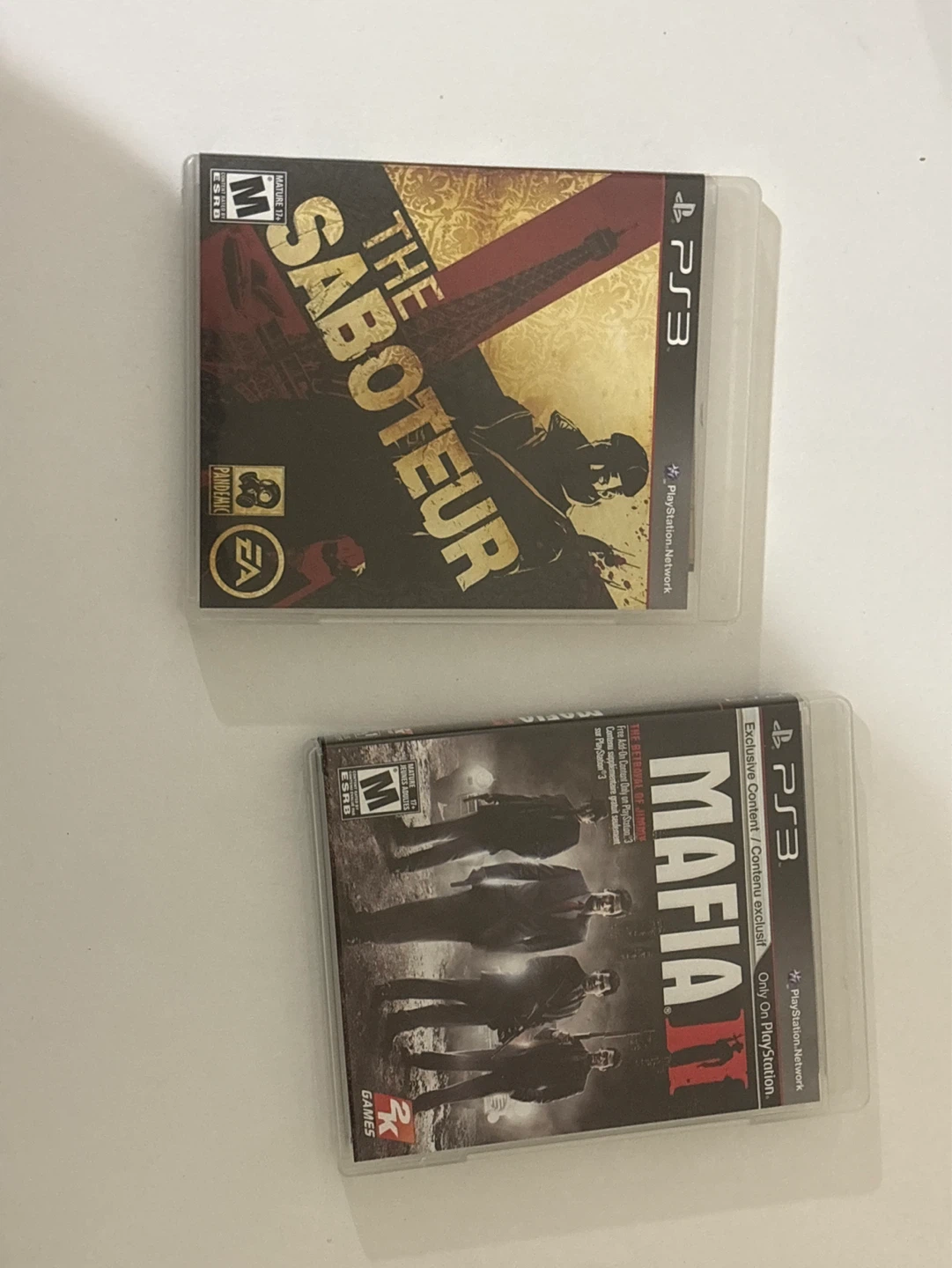 PS3 Games: The Saboteur and Mafia II