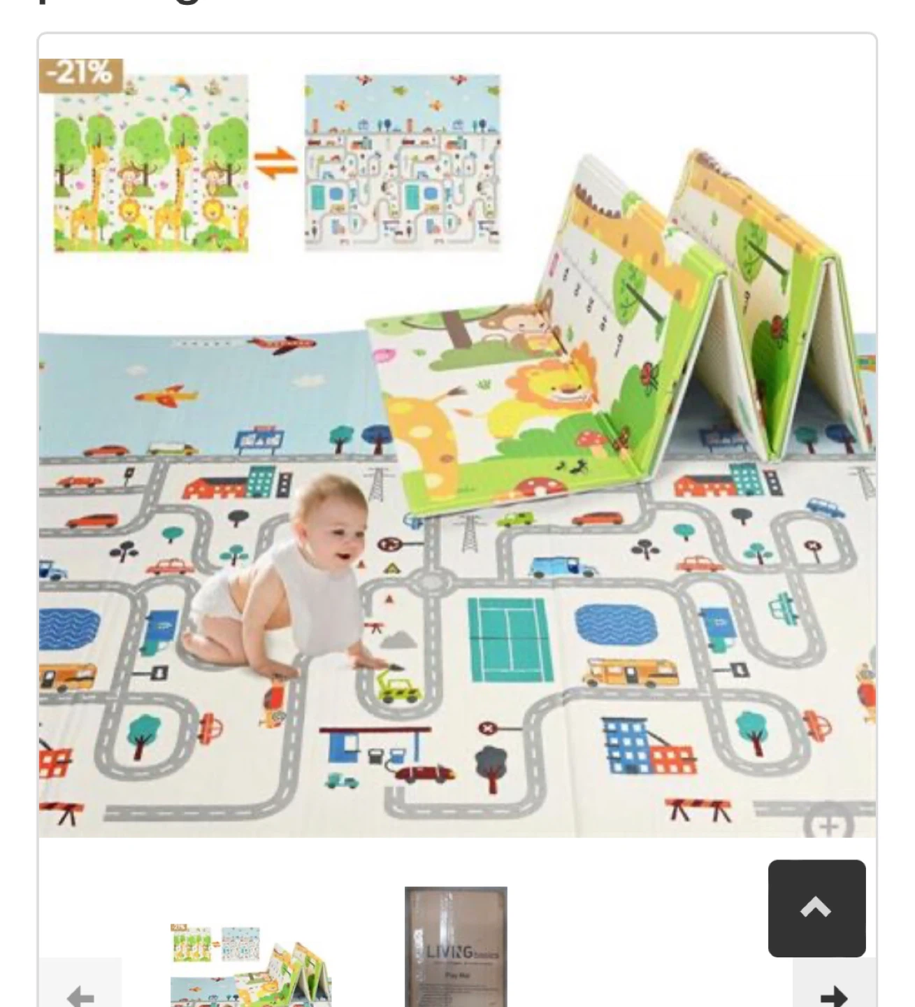 Living Basics Play Mat extre thick and large