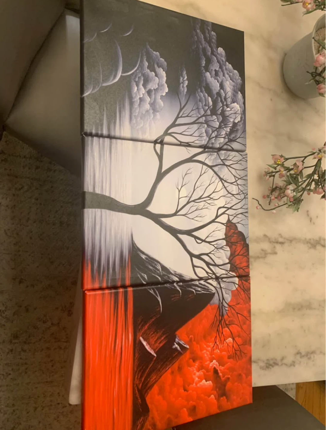 Triptych Wall Art - Tree of Life Painting