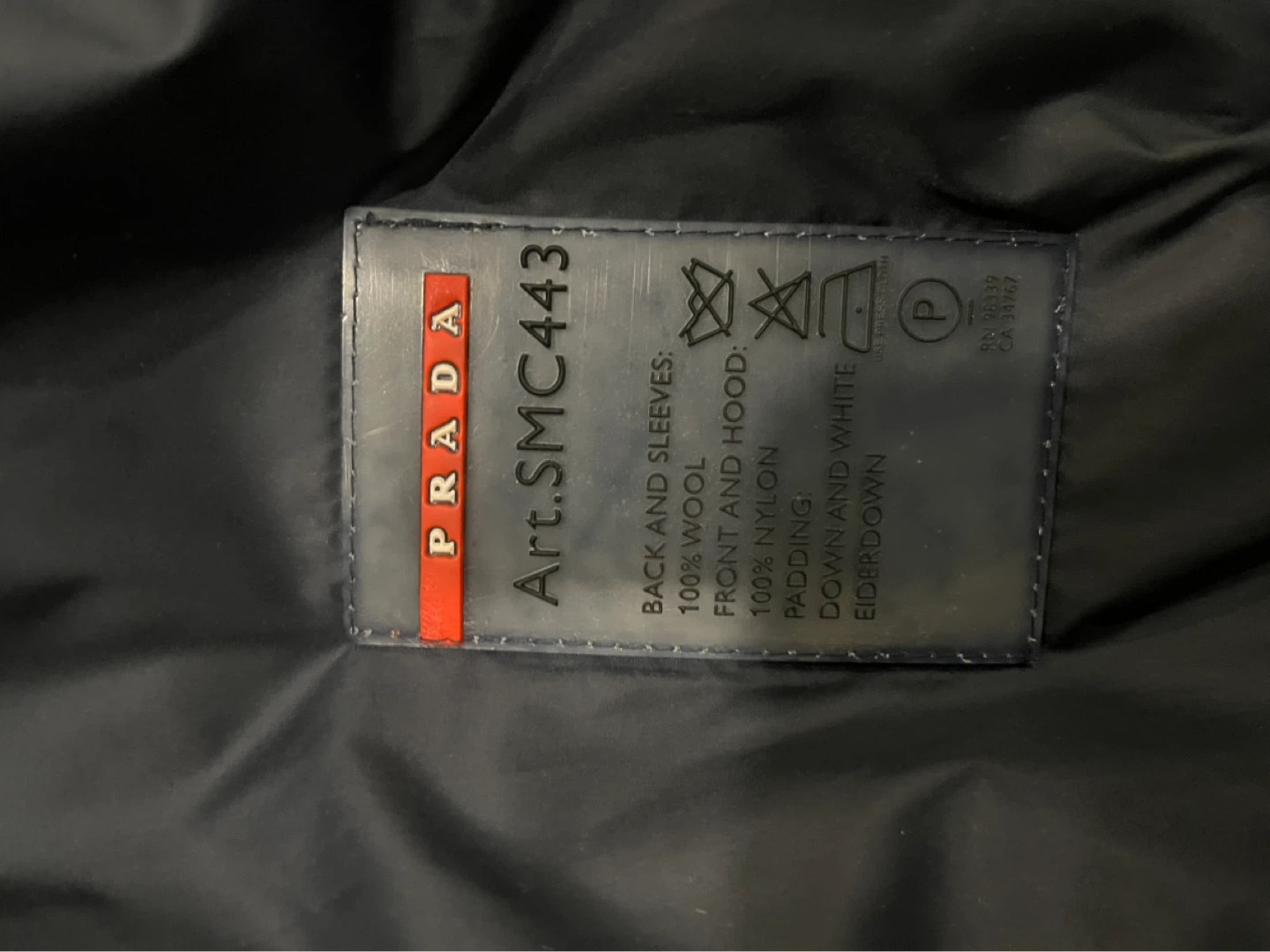 AUTHENTIC Prada Puffer Jacket with Wool Sleeves - photo 4