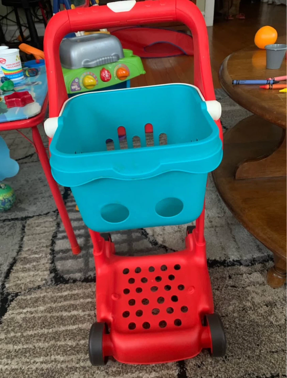 Little Tikes Adjustable Height Shopping Cart Toy