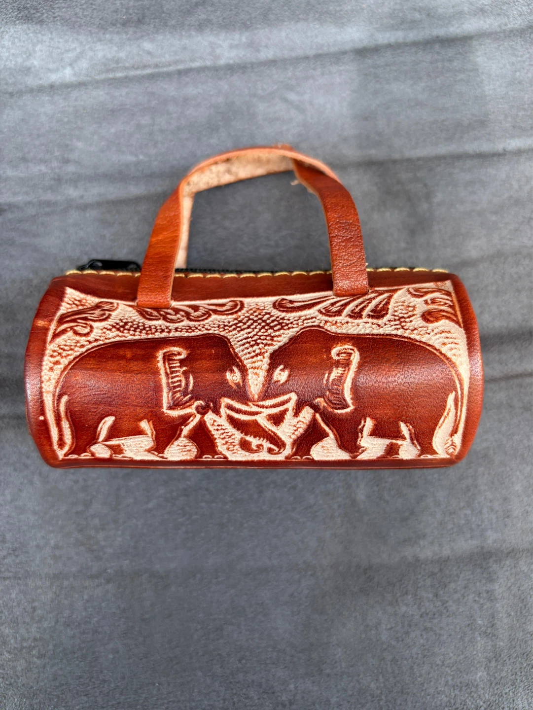 Miniature Leather Coin Pouch
