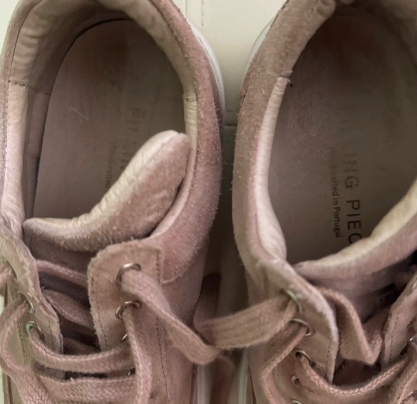 Filling Pieces Low Top Sneakers - Light Pink Suede - photo 5