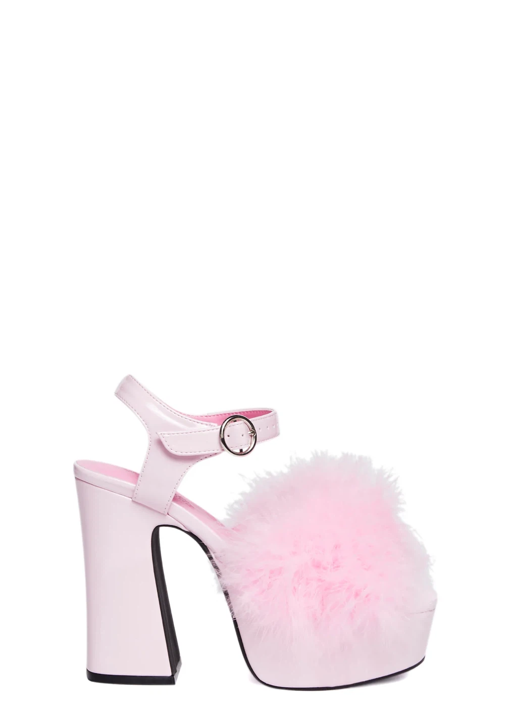 Sugar Thrillz Blushin’ N’ Crushin’ Marabou Heels - photo 3