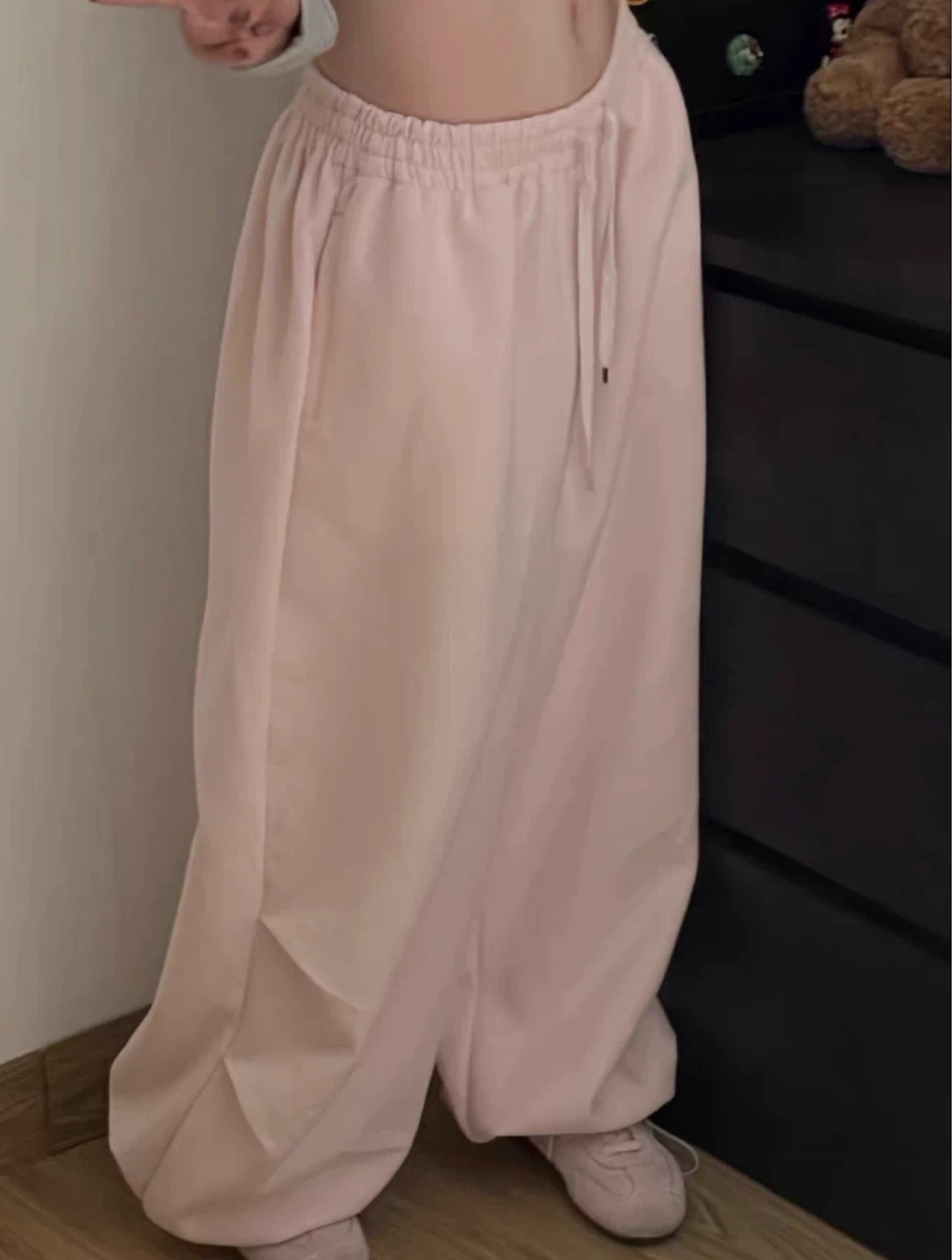 (M) Brand New Light Pink Baggy Sweatpants - photo 2