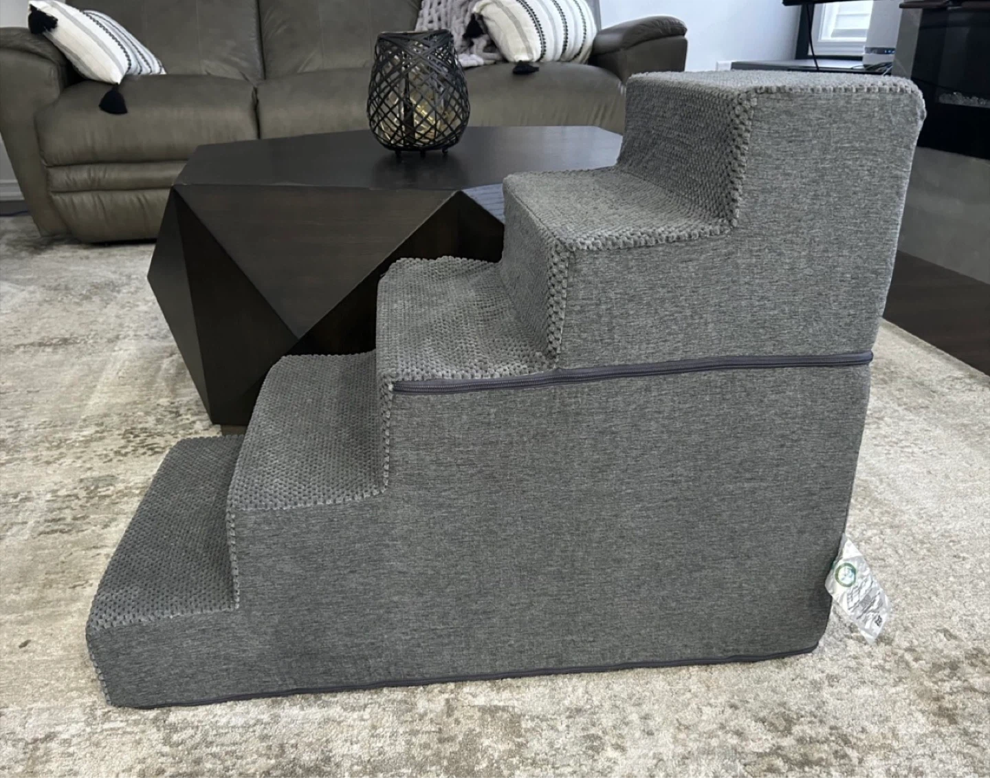 Eheyciga Dog Stairs For Small Dogs, 5-Step Dog Stairs - photo 2