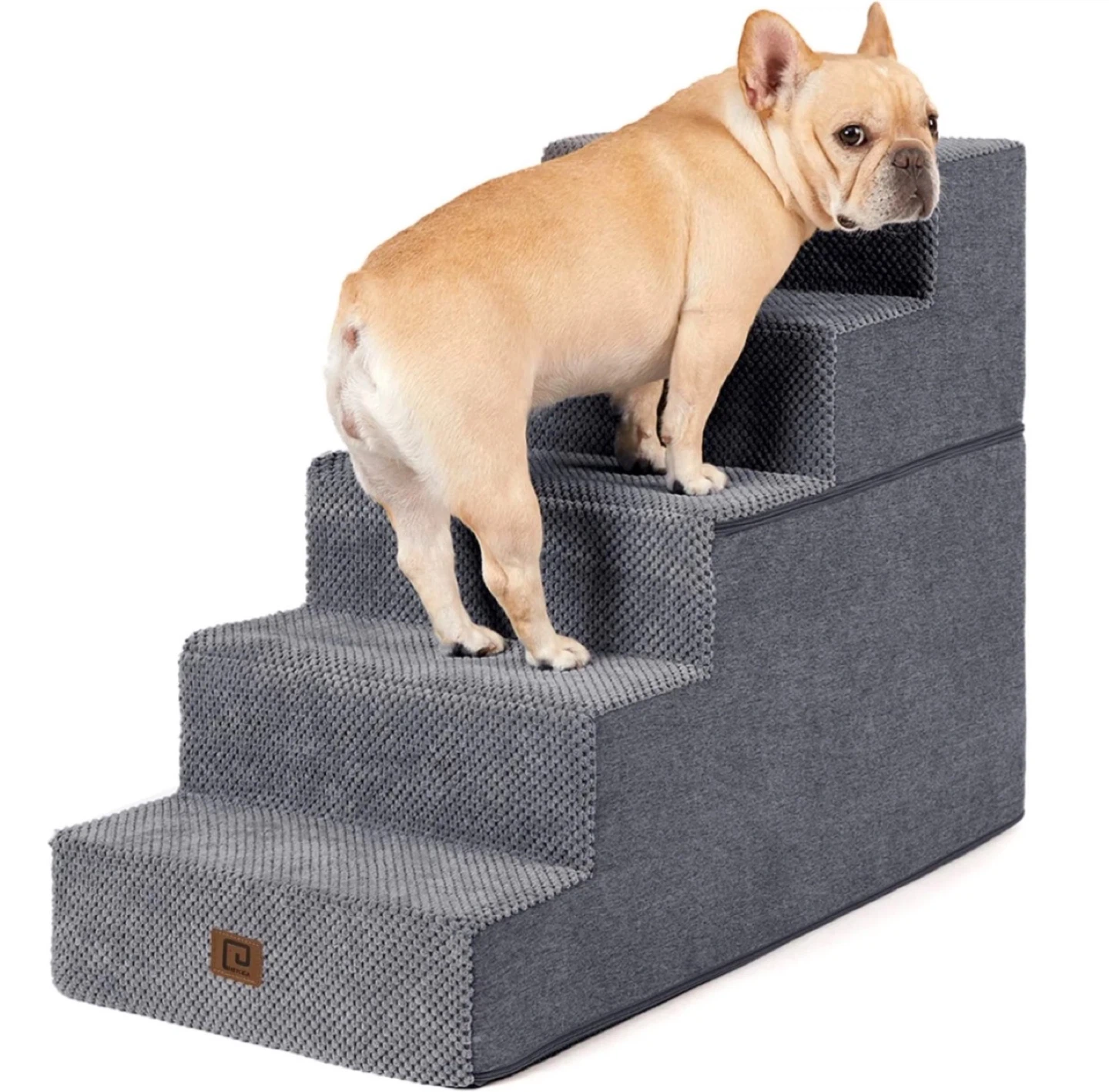 Eheyciga Dog Stairs For Small Dogs, 5-Step Dog Stairs - photo 3