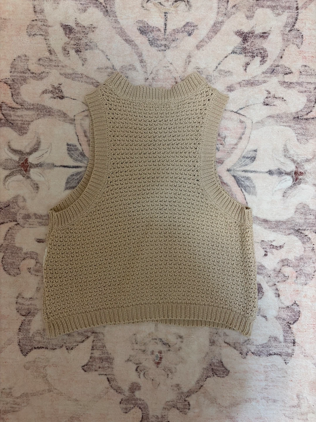 "Daisy Check" Knit Vest XS - photo 3