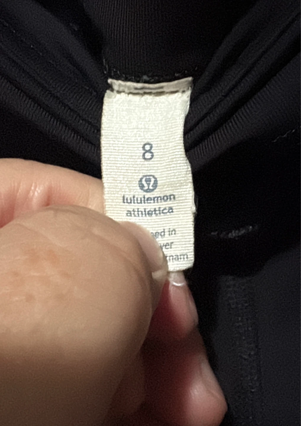 Lululemon Black Leggings- Size 8 - photo 4