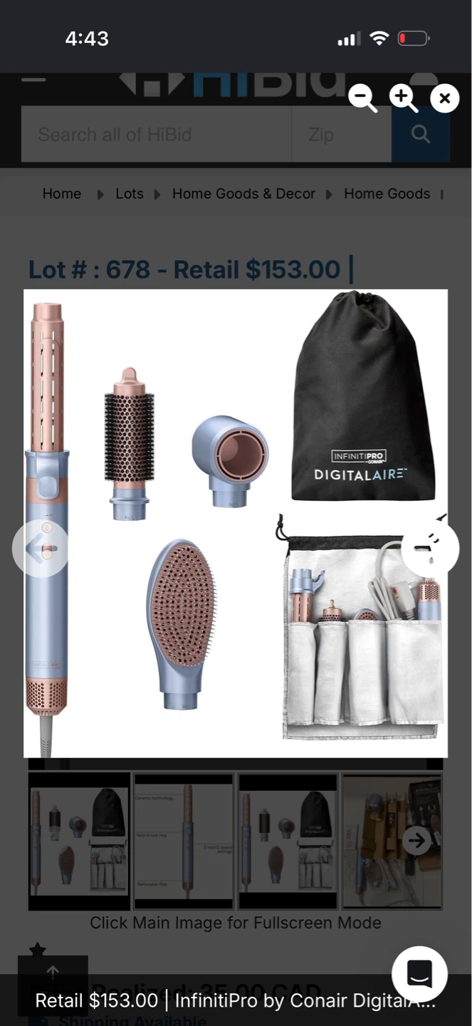 Conair InfinitiPro DigitalAire One-Step Hair Dryer & Styler