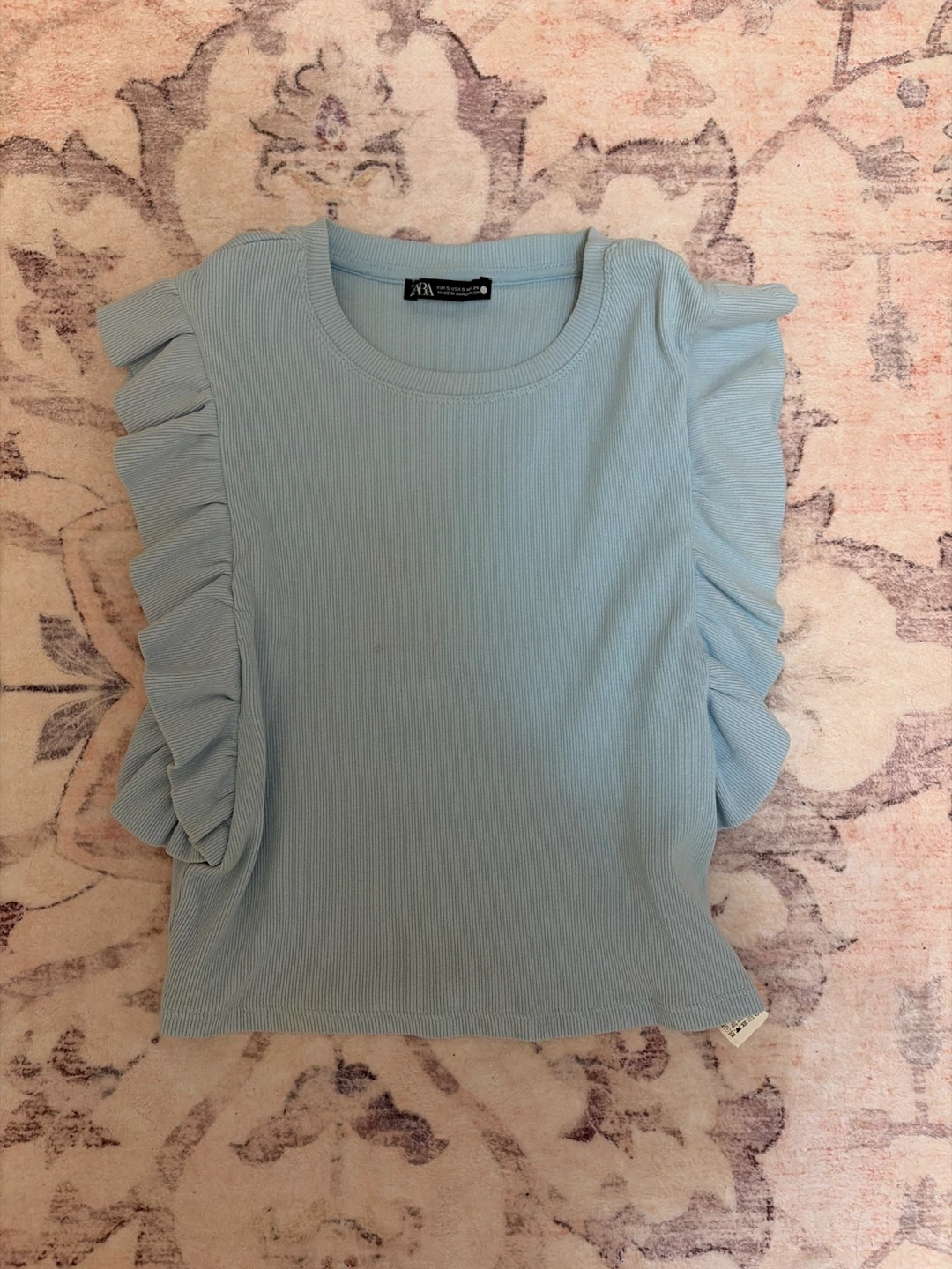 Zara Ruffle Blouse Size S