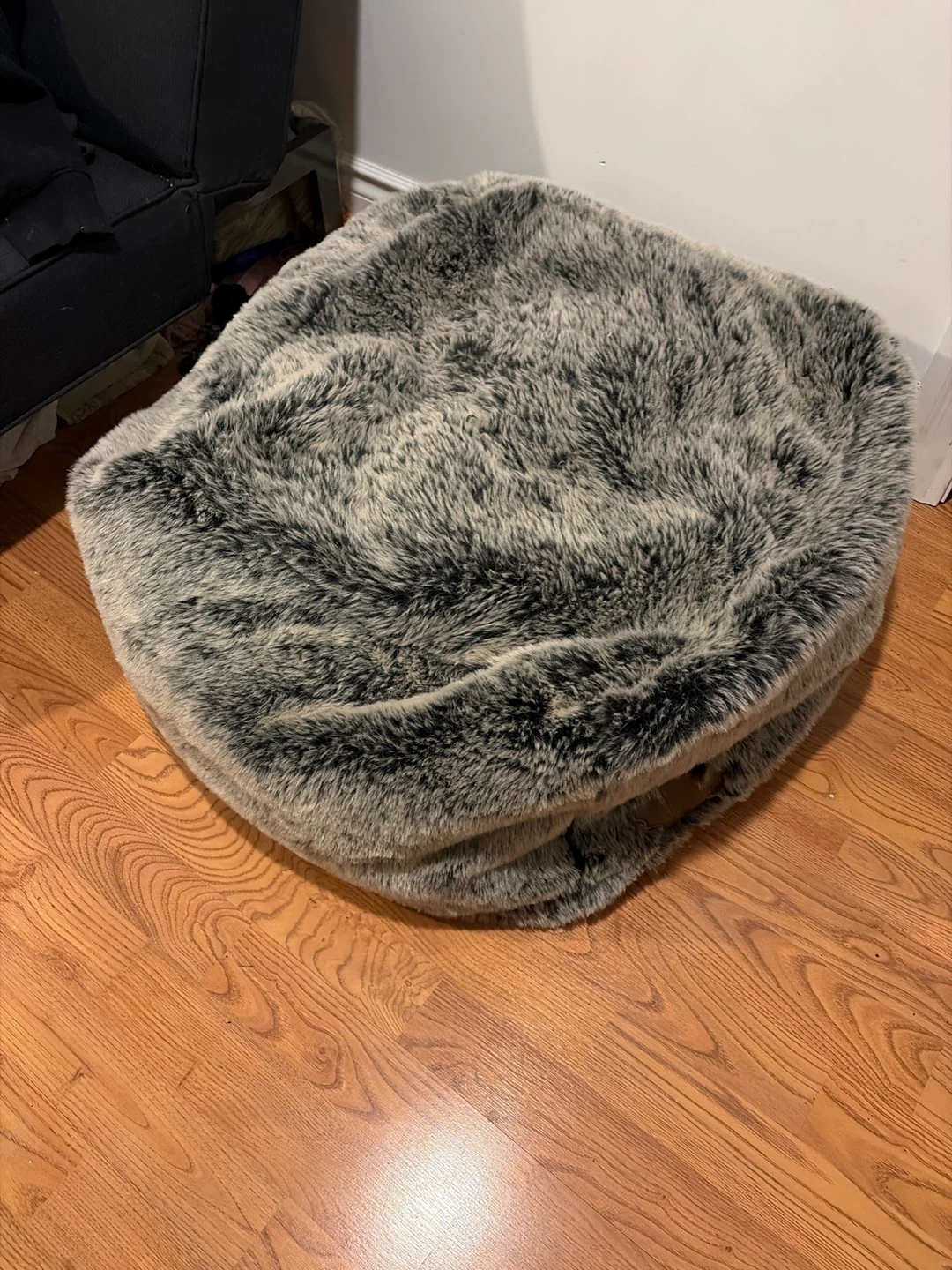 Faux Fur Bean Bag Chair