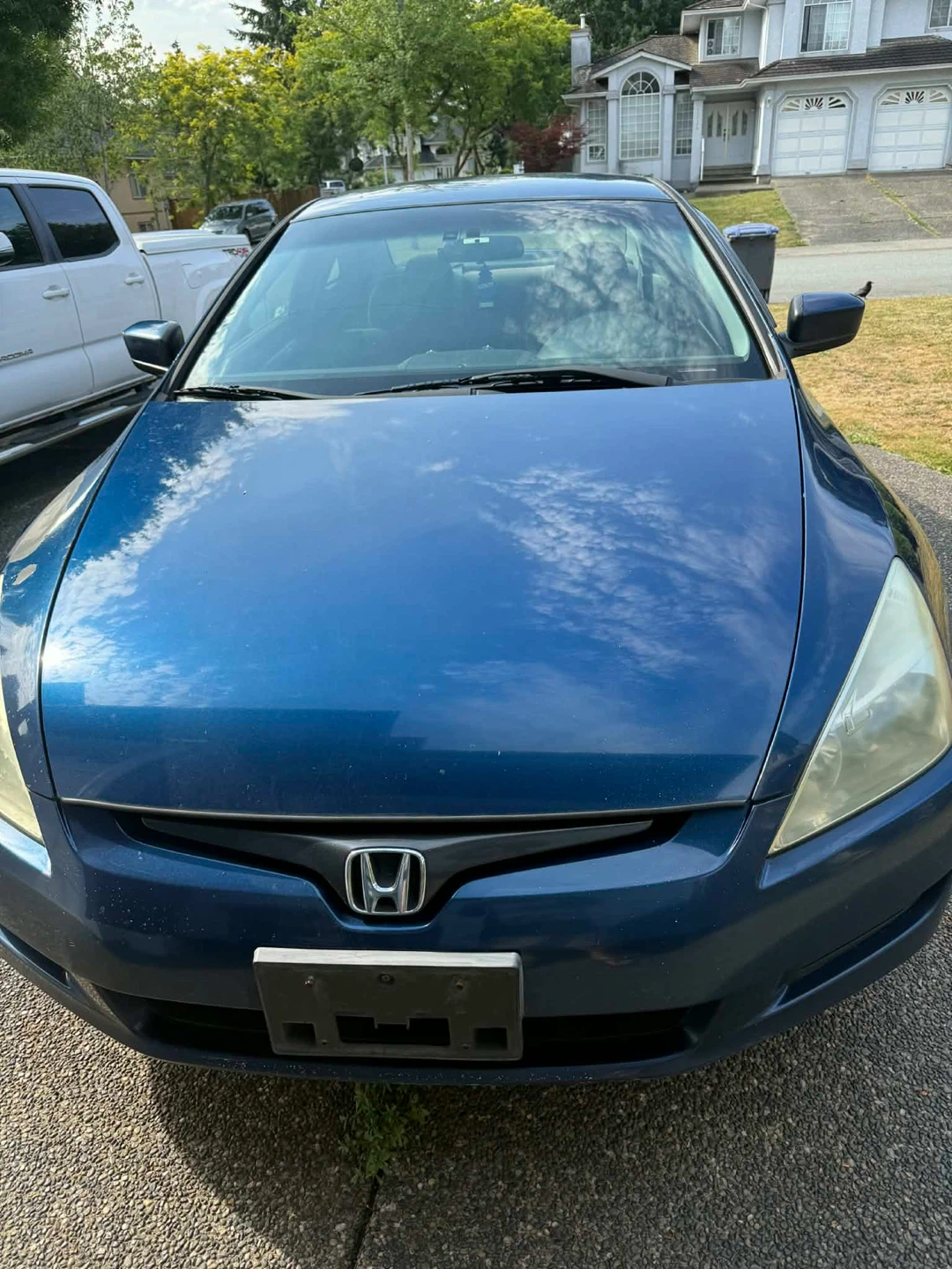 Blue Honda Accord Coupe