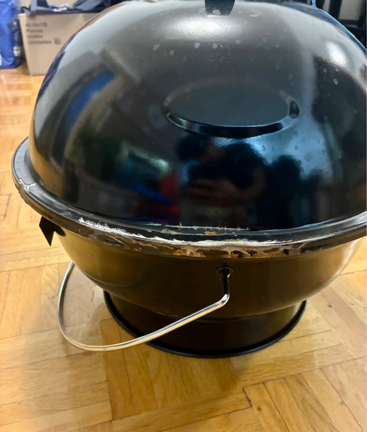 Portable Black Kettle BBQ Grill - photo 2
