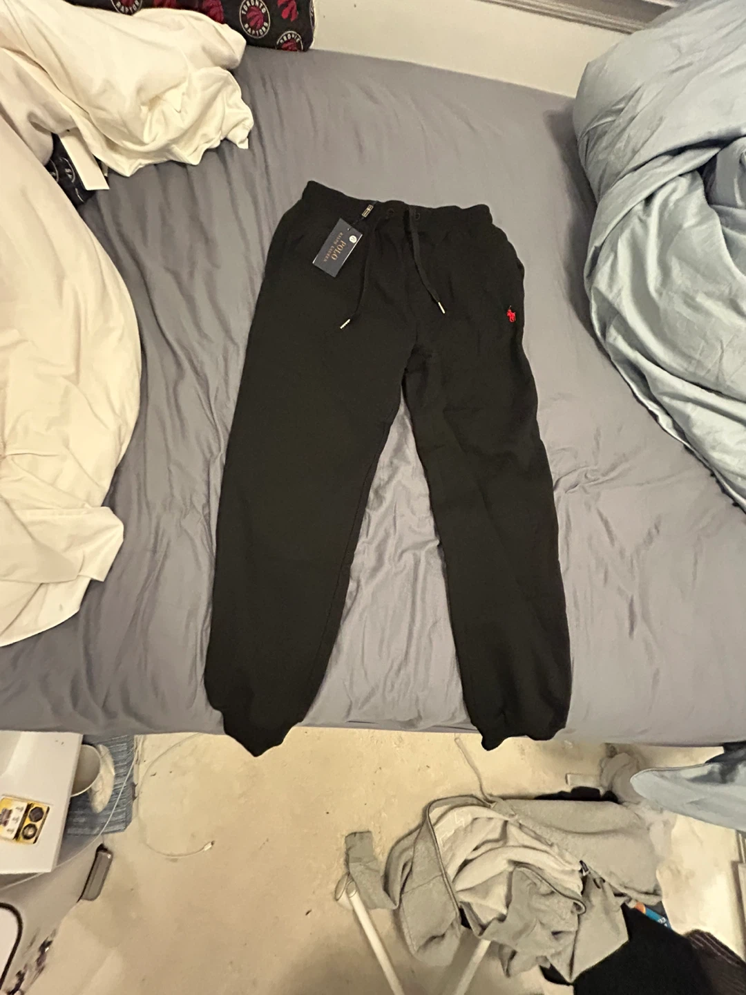 Rep Polo Ralph Lauren Black Joggers - Size M