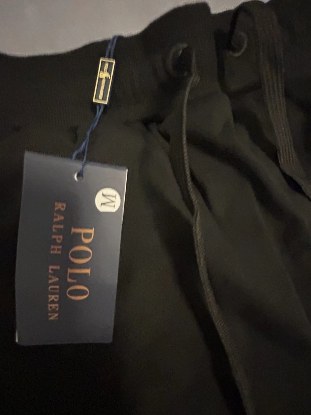 Rep Polo Ralph Lauren Black Joggers - Size M - photo 3