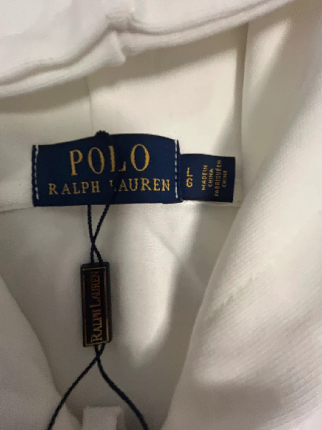 Rep. Polo Ralph Lauren White Full-Zip Hoodie Size L - photo 2