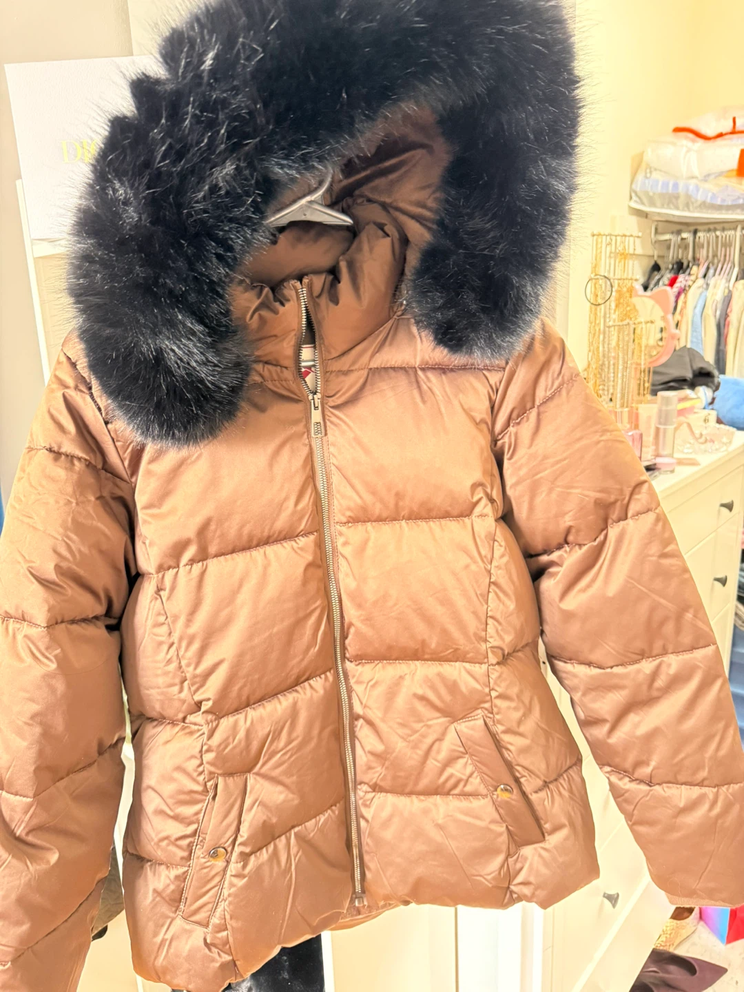 Canada Altitude Puffer Jacket - 🌱Brown, Size L/G