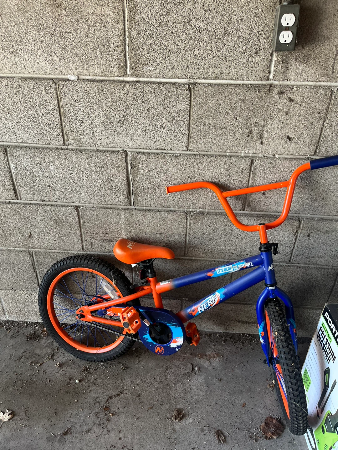 Nerf Bike - Blue and Orange