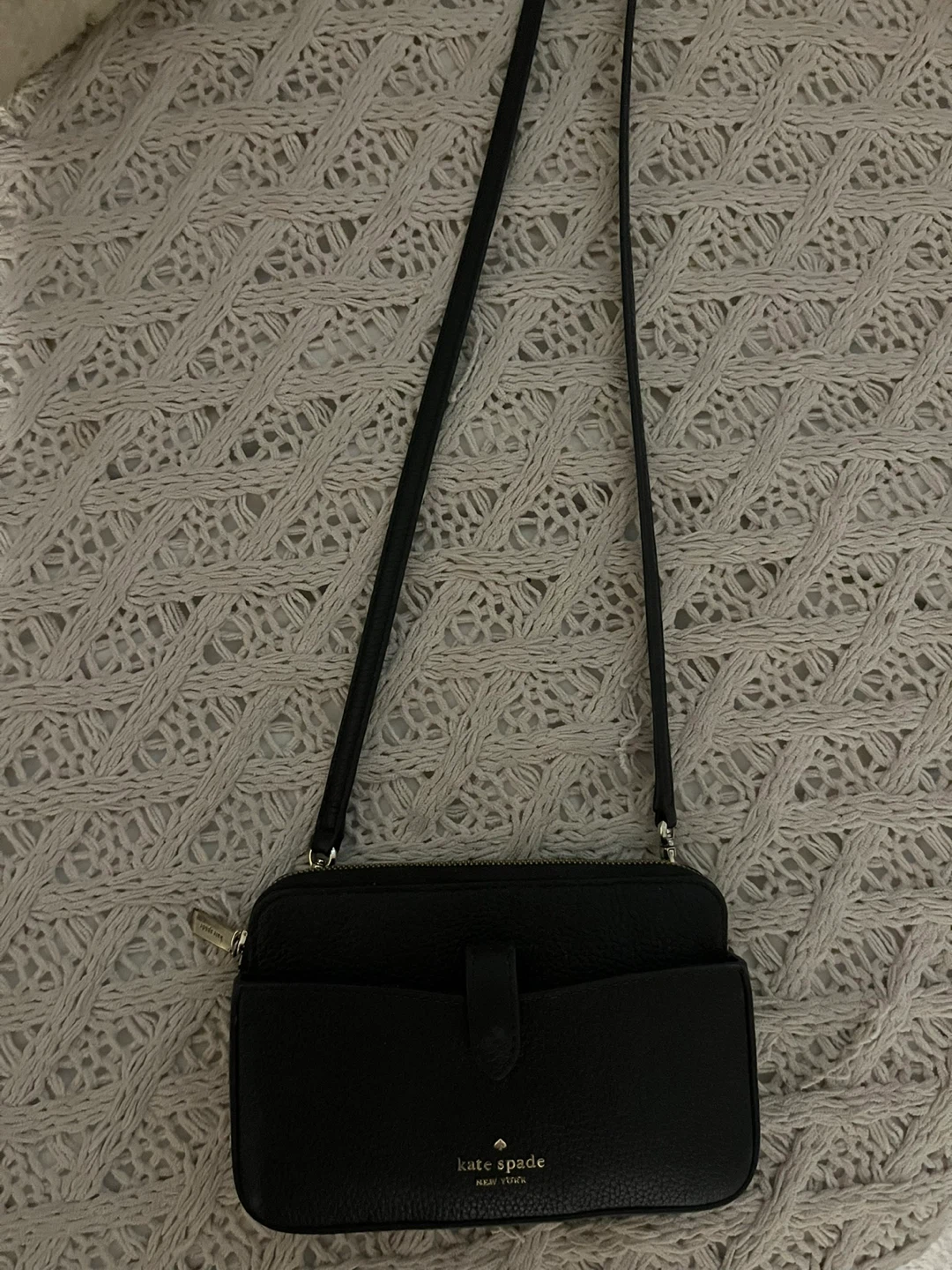 Kate Spade Black Leather Crossbody Wallet - photo 2