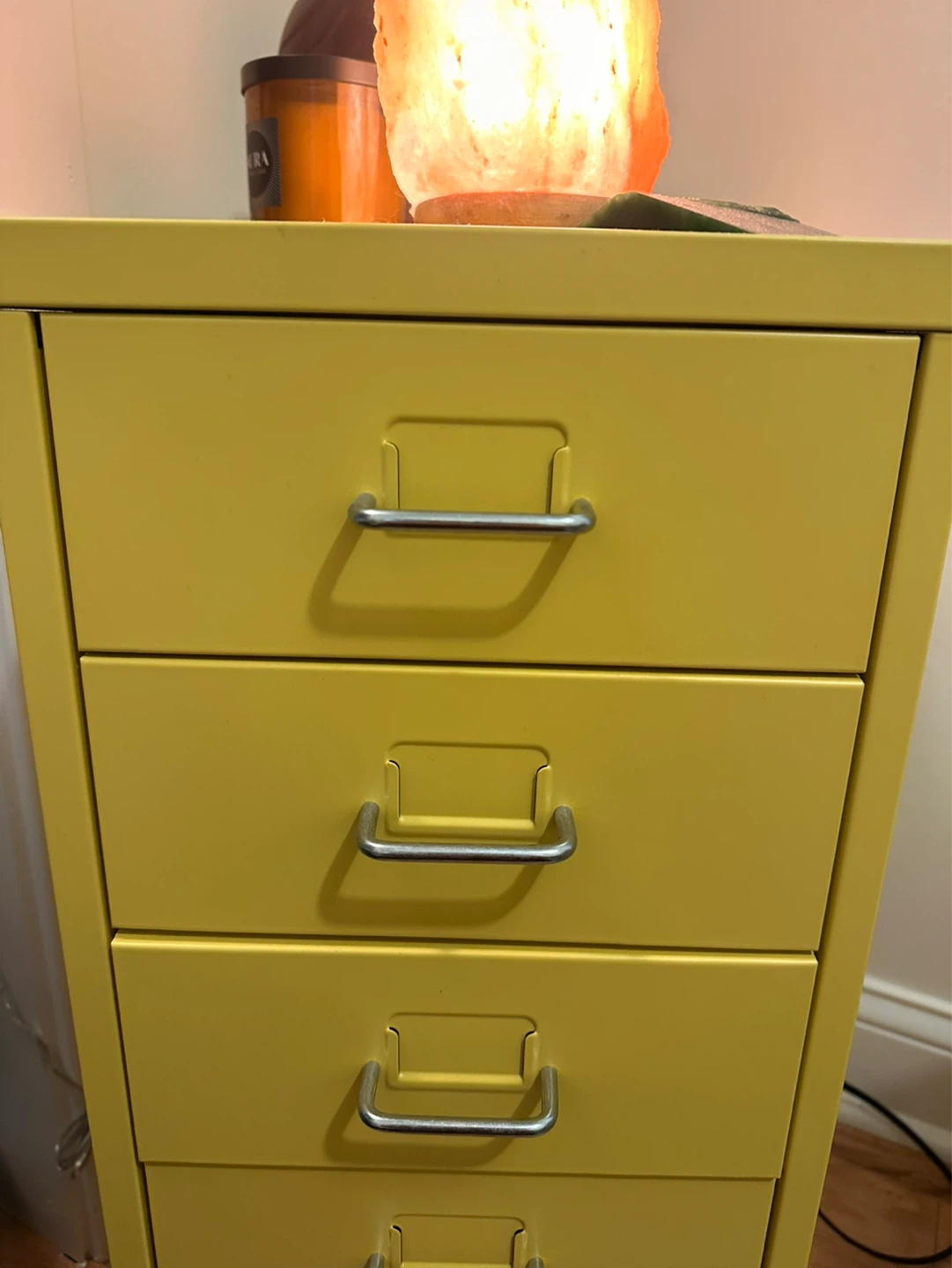 Yellow drawer set/file cabinet (IKEA HELMER) - photo 3