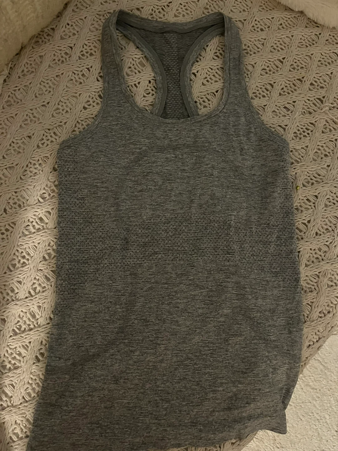 Lululemon Grey Racerback Tank Top