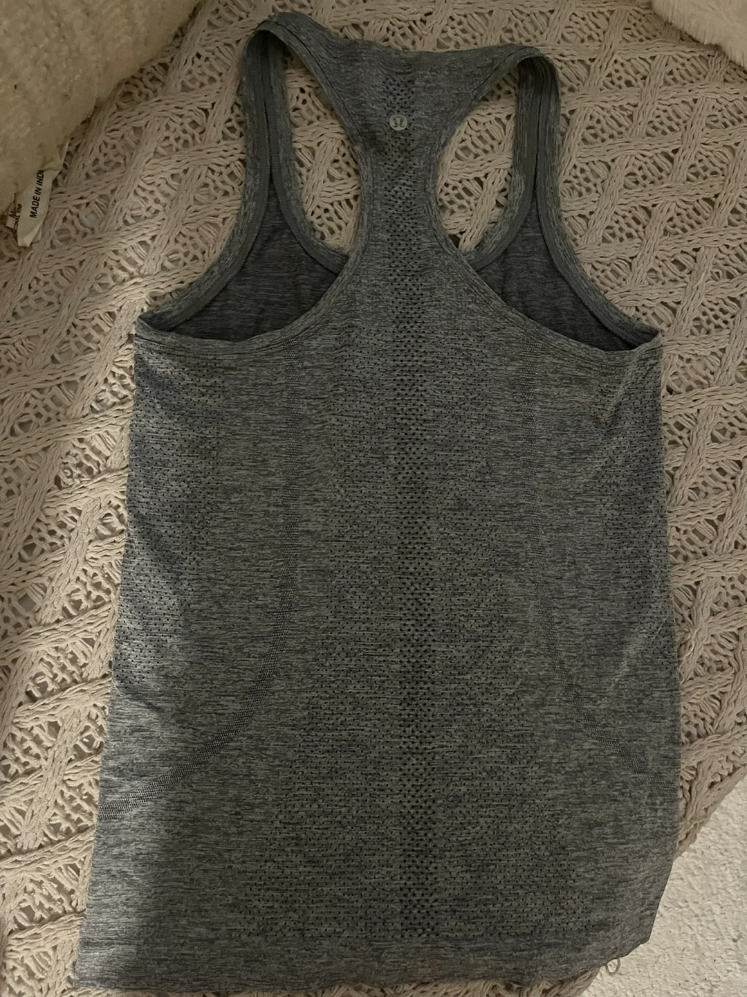 Lululemon Grey Racerback Tank Top - photo 2