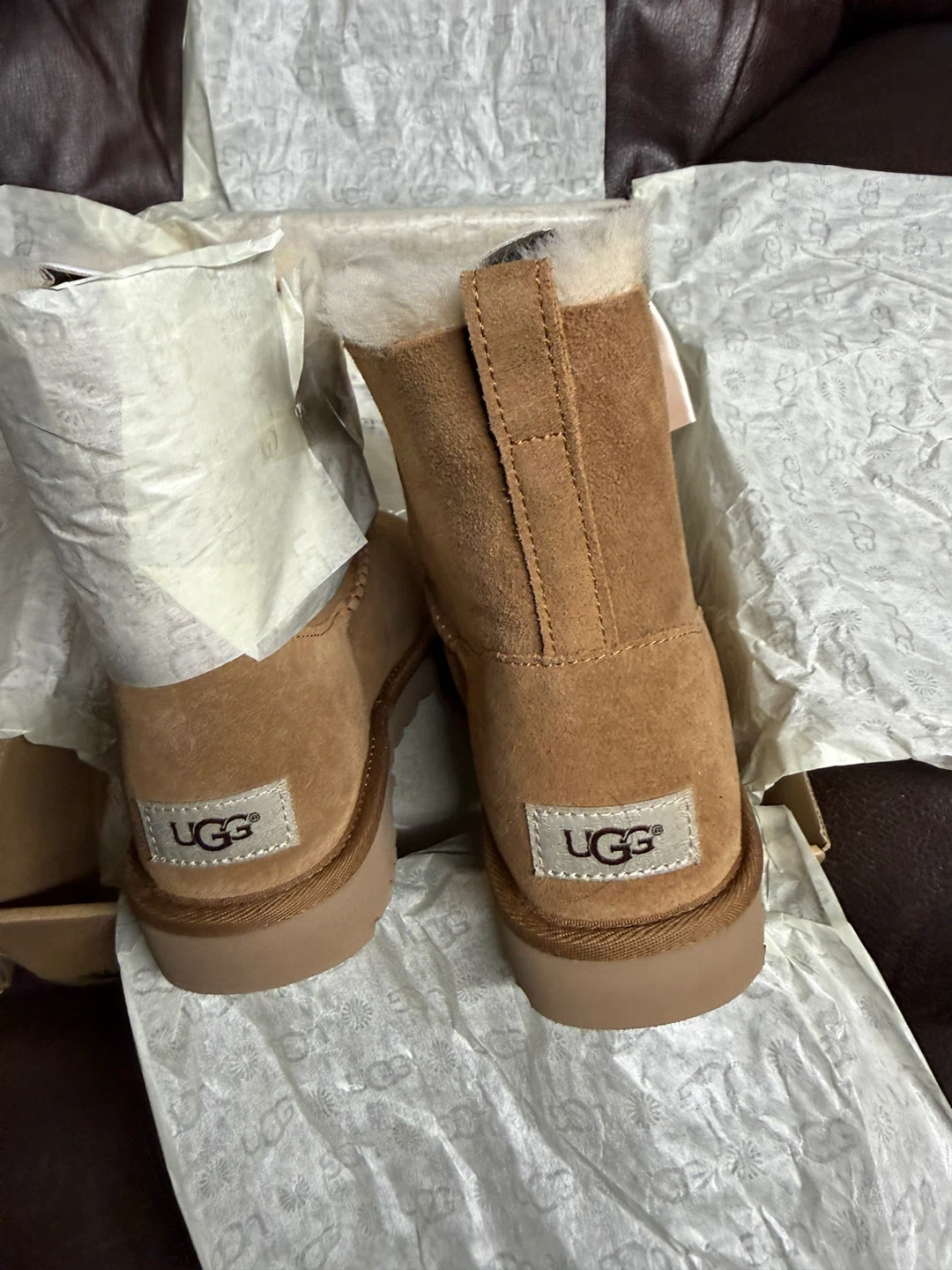 UGG W Gita Bow Mini Boots Size 6 - photo 4